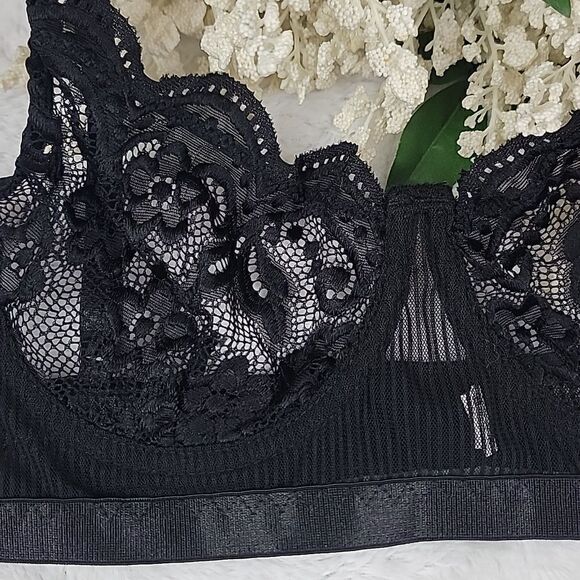 NWOT Black Lace Bra [SIZE LARGE]‎ - Picture 3 of 5
